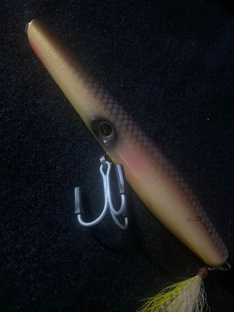 ditch witch fishing lure C&H Lures Sea Trolling Pink / 1/2 oz Sucking Sculpin imitation is tied on a jig hook to allow for less hang Trolling Witch Collection Gulfstream